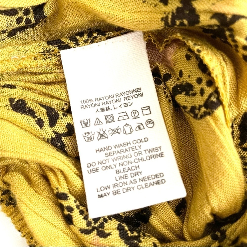 Free People Mariabelle Yellow Mustard Jumpsuit Boho Moroccan XS - Picture 12 of 15